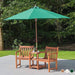 Alexander Rose Garden Furniture Accessories Alexander Rose Hardwood Round Sun Parasol with Pulley 3.0m Dia