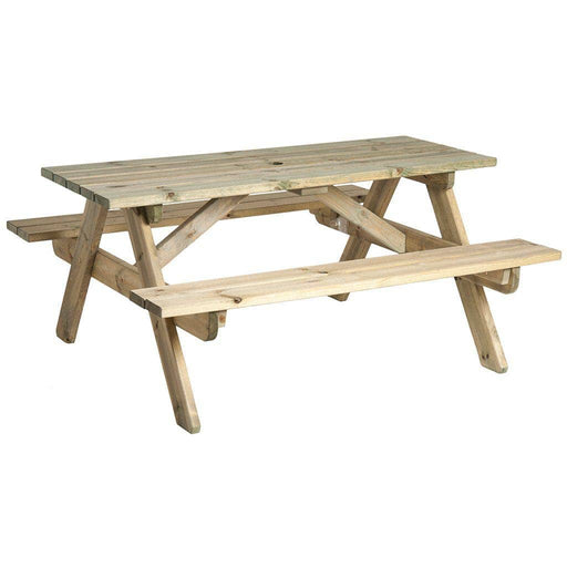 Alexander Rose Garden Furniture Alexander Rose Pine Woburn Garden Picnic Table 6ft