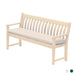 Alexander Rose Garden Furniture Accessories Ecru Alexander Rose Polyester 5ft Bench Cushion - 579