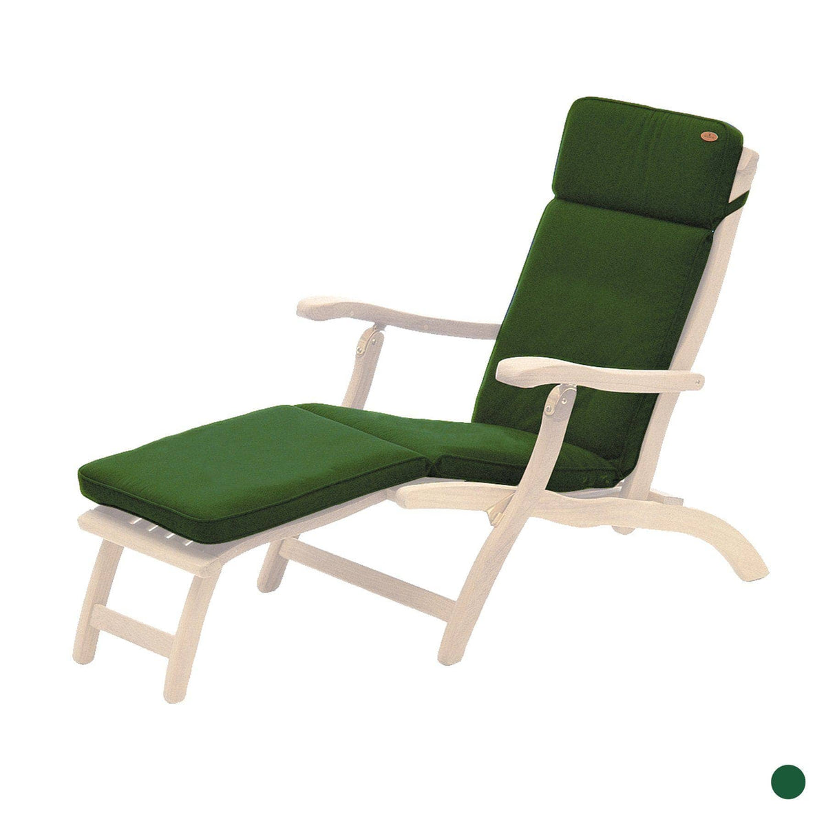 Alexander Rose Garden Furniture Accessories Forest Green Alexander Rose Polyester Steamer Cushion - 556SPEC