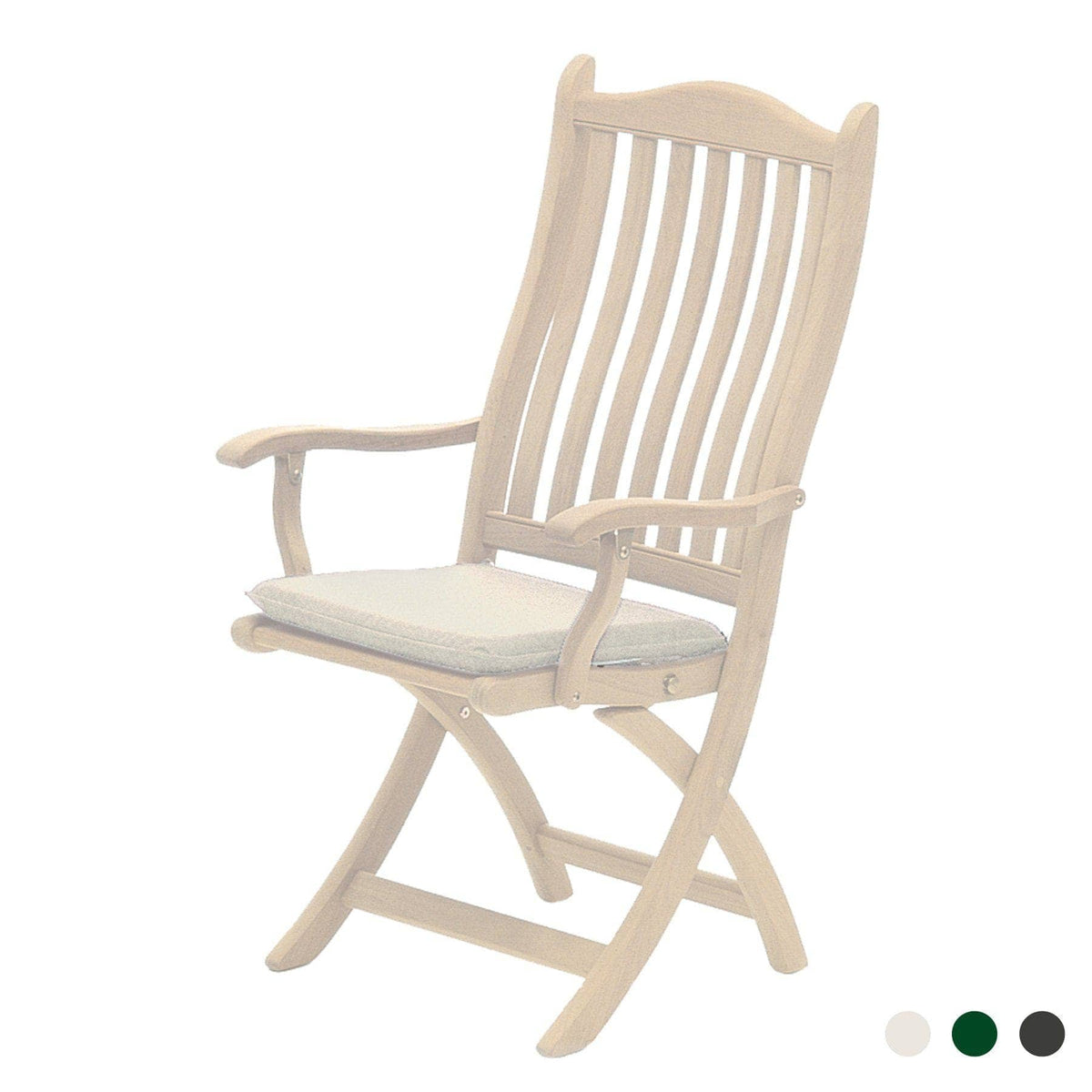 Alexander Rose Garden Furniture Accessories Oatmeal Alexander Rose Premium Olefin Seat Pad - 563