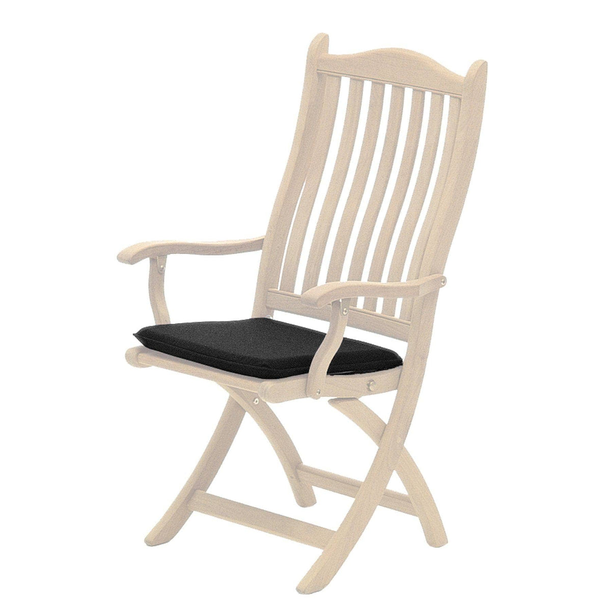 Alexander Rose Garden Furniture Accessories Charcoal Alexander Rose Premium Olefin Seat Pad - 563