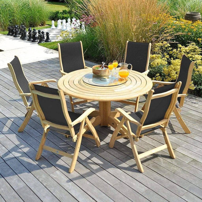 Alexander Rose Garden Furniture Alexander Rose Roble Bengal Round Wooden Garden Table 1.45M