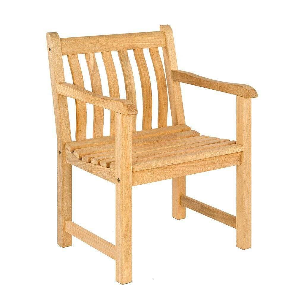 Alexander Rose Garden Furniture Alexander Rose Roble Bengal 6 Seater Outdoor Dining Set with Broadfield Armchairs