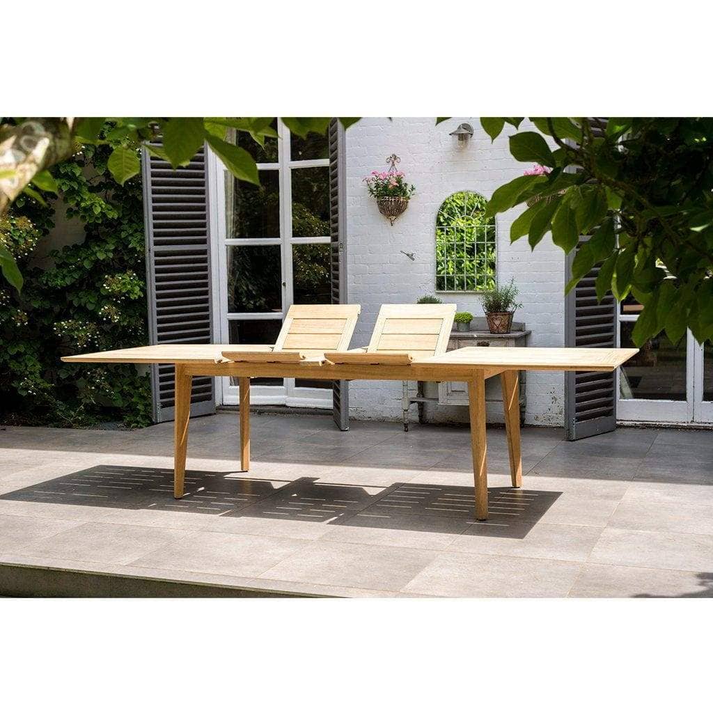Alexander Rose Garden Furniture Alexander Rose Roble 6-Seater Extending Garden Table with Chairs