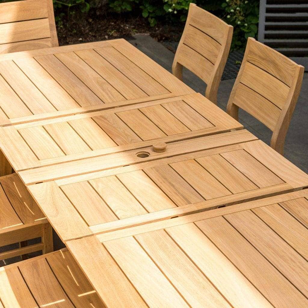 Alexander Rose Garden Furniture Alexander Rose Roble 6-Seater Extending Garden Table with Chairs