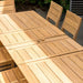 Alexander Rose Garden Furniture Alexander Rose Roble 6 Seater Stacking Armchair & Extending Table