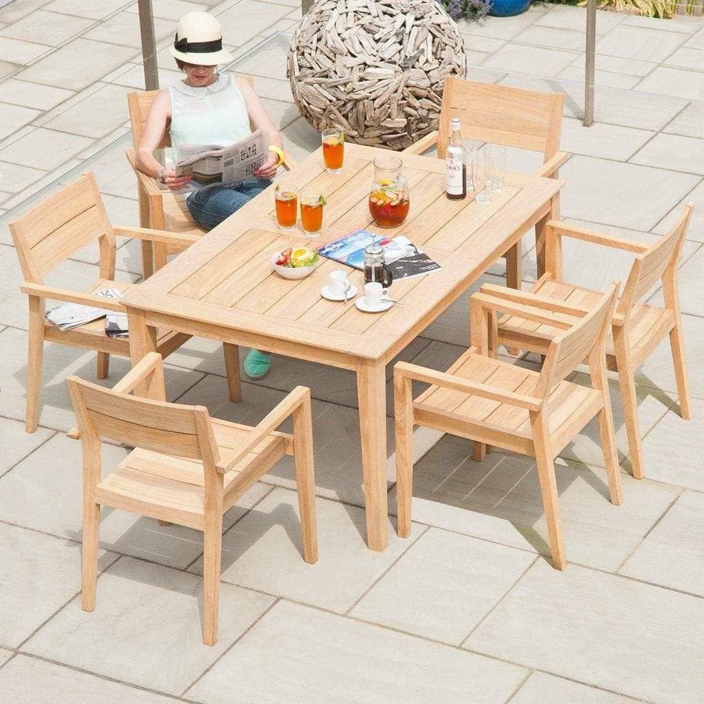Alexander Rose Garden Furniture Alexander Rose Roble Rectangular Dining Table 1.5 x 1.0M