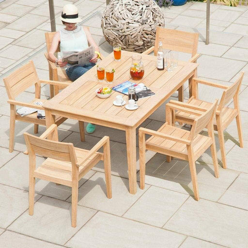Alexander Rose Garden Furniture Alexander Rose Roble Rectangular Dining Table 1.5 x 1.0M