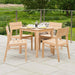 Alexander Rose Garden Furniture Alexander Rose Roble Square Table 0.8m x 0.8m