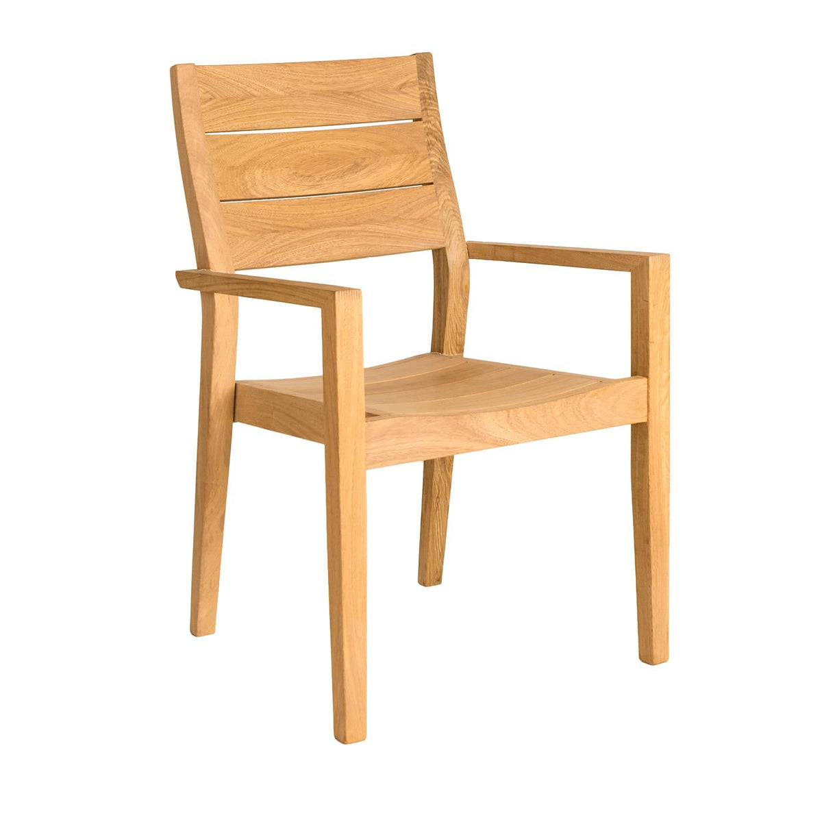 Alexander Rose Garden Furniture Alexander Rose Roble Wooden Square Garden Table with 4 Stacking Armchairs