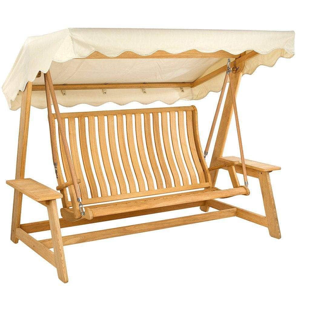 Alexander Rose Garden Furniture Ecru Alexander Rose Roble Swing Seat with Canopy