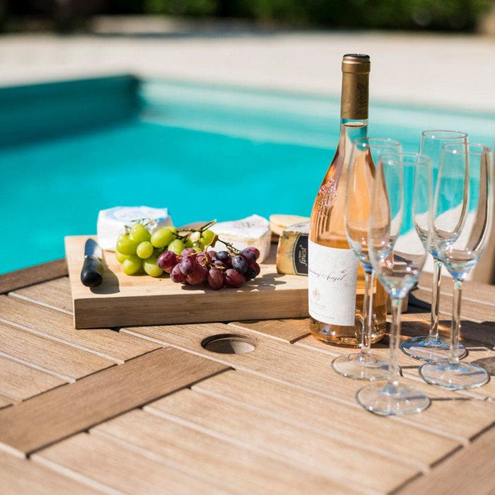 Alexander Rose Garden Furniture Alexander Rose Sherwood 4 Seater Square Outdoor Table And Chair Set