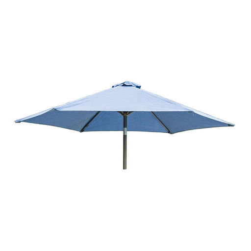 Alexander Rose Garden Furniture Accessories Blue Alexander Rose Aluminium Round Tilting Parasol with Crank 2.5m Diameter - Blue, Jade, Ochre