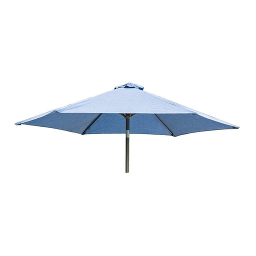 Alexander Rose Garden Furniture Accessories Blue Alexander Rose Aluminium Round Tilting Parasol with Crank 3.0m Diameter - Blue, Jade, Ochre