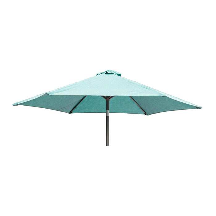 Alexander Rose Garden Furniture Accessories Jade Alexander Rose Aluminium Round Tilting Parasol with Crank 2.5m Diameter - Blue, Jade, Ochre