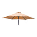 Alexander Rose Garden Furniture Accessories Ochre Alexander Rose Aluminium Round Tilting Parasol with Crank 2.5m Diameter - Blue, Jade, Ochre