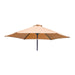 Alexander Rose Garden Furniture Accessories Ochre Alexander Rose Aluminium Round Tilting Parasol with Crank 3.0m Diameter - Blue, Jade, Ochre