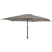 Alexander Rose Garden Furniture Accessories Grey / 11kg-GB11 Alexander Rose Aluminium Round Parasol with Tilt and Crank 2.7m Diameter - Ecru, Forest Green or Grey