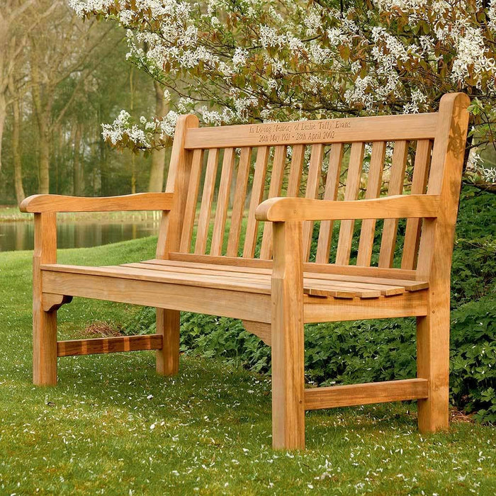 Barlow Tyrie Garden Furniture Barlow Tyrie Glenham Teak Garden Seating Bench 149cm / 5ft