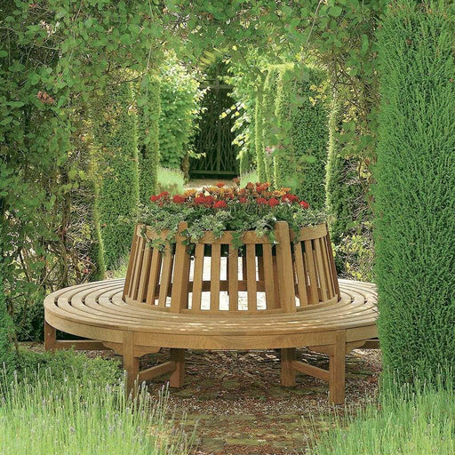 Barlow Tyrie Garden Furniture Barlow Tyrie Glenham Circular Garden Tree Seat Half