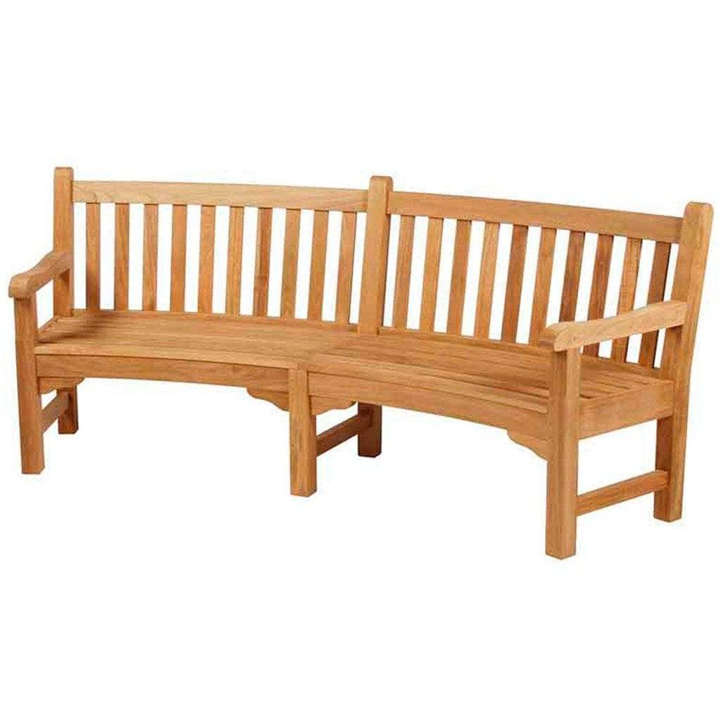 Barlow Tyrie Garden Furniture Barlow Tyrie Glenham Teak Curved Garden Bench Seat