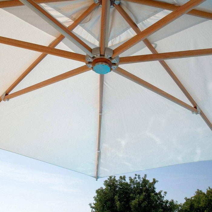 Barlow Tyrie Garden Furniture Accessories Barlow Tyrie Napoli 3.5m Square Cantilever Parasol With Free Standing Base
