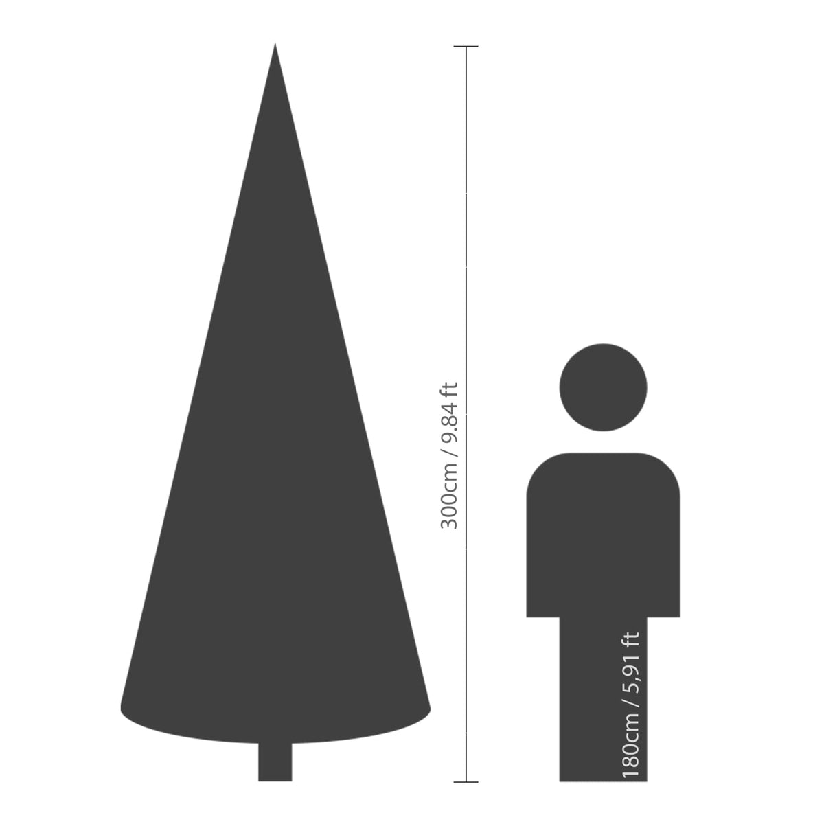 Kaemingk Artificial Christmas Trees Kaemingk Everlands Frosted Grandis Fir Christmas Tree 10ft / 300cm