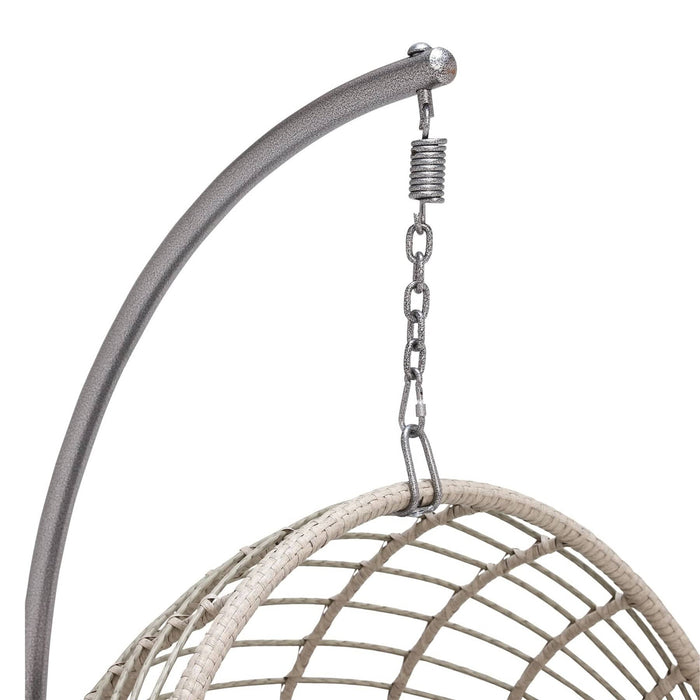 Kaemingk Garden Furniture Kaemingk London Hanging Rattan Chair in an Egg Shape