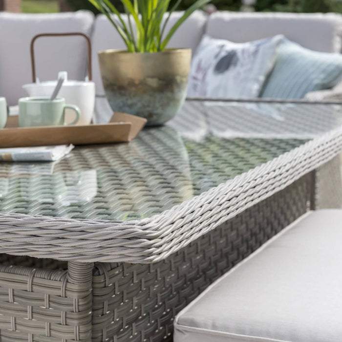 Kettler Garden Furniture Kettler Charlbury Corner 8 Seater Rattan Lounge Set