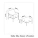 Kettler Garden Furniture Kettler Elba Relaxer With Footstool Including Cushion