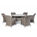 Kettler Garden Furniture Kettler Charlbury Casual Dining 6 Seater Round Garden Table And Chairs Set
