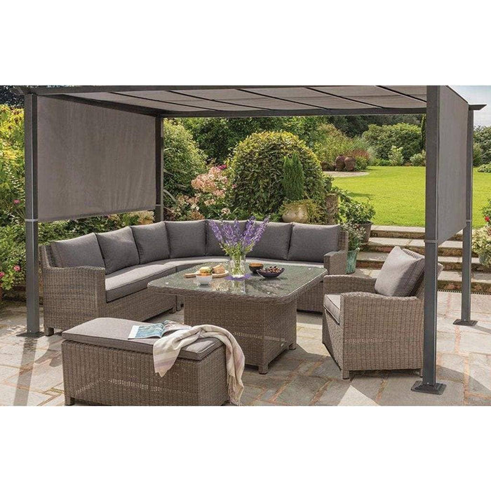 Kettler Garden Furniture Accessories Kettler Panalsol Deluxe 3 x 3.5m Aluminium Canopy (with LED Solar Lights)