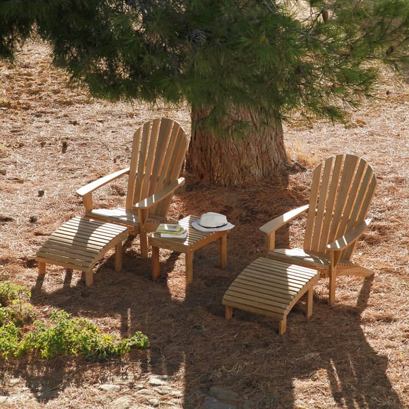 Barlow Tyrie Adirondack Armchair with footstool Ireland UK