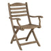 Alexander Rose Garden Furniture Alexander Rose Sherwood Dining Set with 6 Folding Carvers