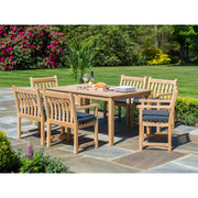 Alexander Rose Roble Rectangular 6 Seater Garden Dining Set