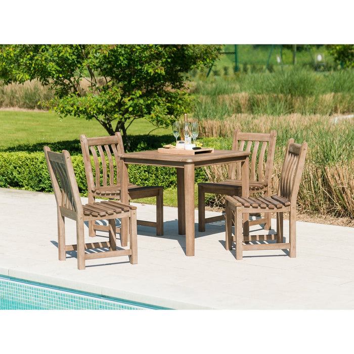 Alexander Rose Sherwood  4 Seater Square Outdoor Table And Chair Set