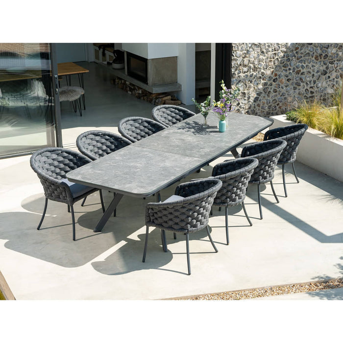 Alexander Rose Cordial Dark Grey Dining Chair with Cushion