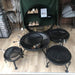 Firepits UK BBQ's and Firepits Plain Jane Garden Fire Pit with Swing Arm BBQ - various sizes from 60cm - 90cm diameter
