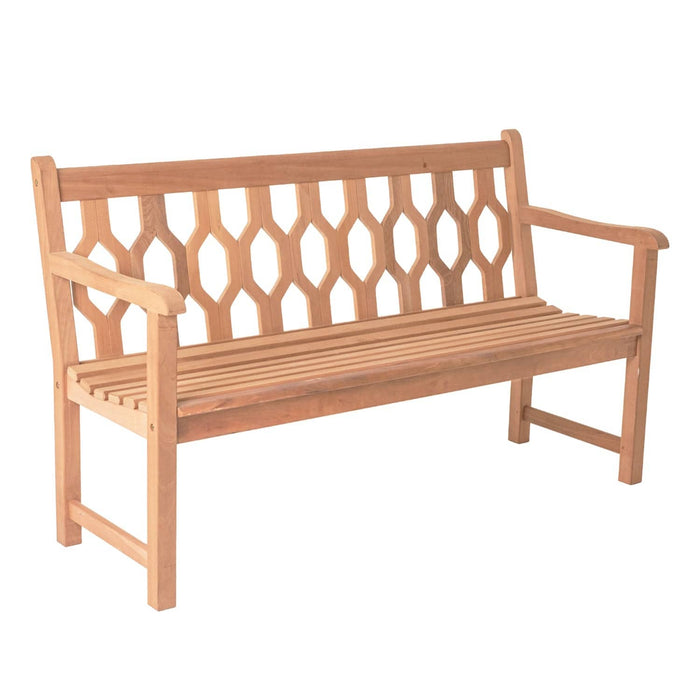 Alexander Rose Mahogany Lattice bench 5ft 150cm Ireland UK