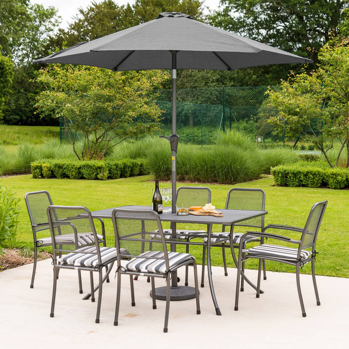 Alexander Rose Portofino 6-Seater Rectangular Table Set