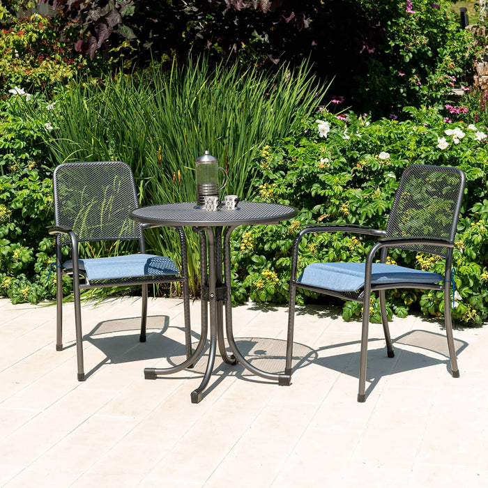 Alexander Rose Portofino Round Bistro Armchair Set