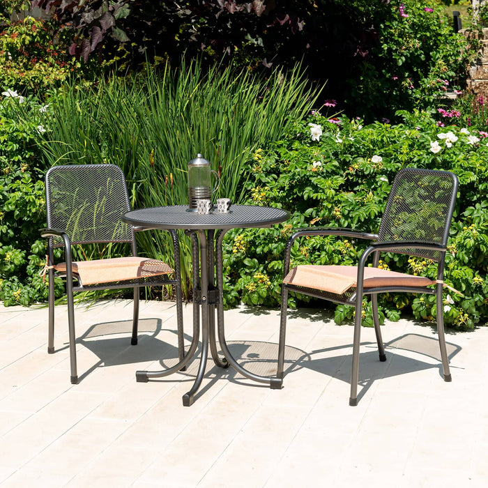 Alexander Rose Portofino Round Bistro Armchair Set